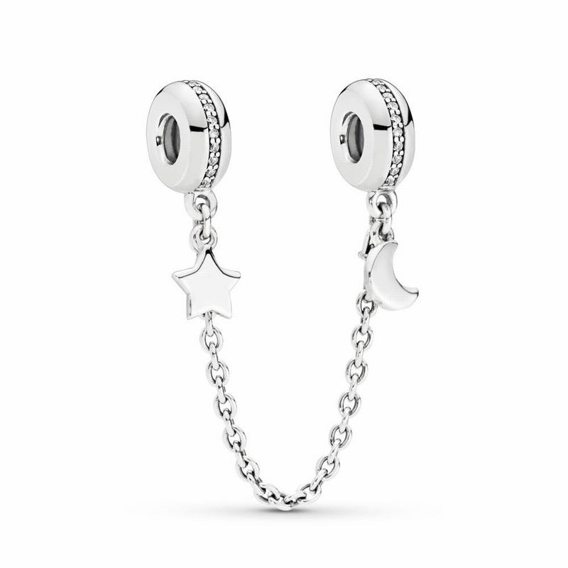 Pandora Personal Galaxy Safety Chain NZ Sale, Sterling Silver (127934-BND)